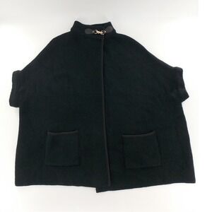 Apt.‎ 9 Poncho Cape Toggle Neck One Size Black
